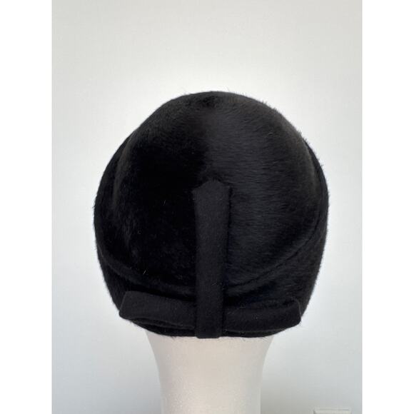American Vintage Ennis Shop Black Hat Bow Accent body made it Italy by Brigitte main image 14